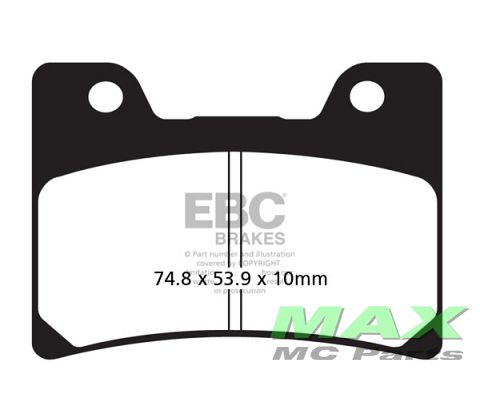 EBC Disc pad set FA160 FRONT