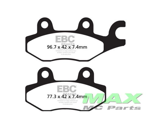 EBC Disc pad set FRONT/REAR FA165R