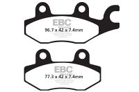 EBC Disc pad set FRONT/REAR FA165TT MX