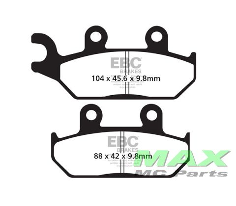 EBC Disc pad *FRONT* FA172TT DIRT RACE