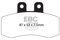 EBC Disc pad set FRONT FA177 PEGASO