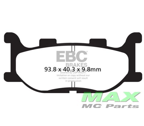 EBC Disc pad set*FRONT* FA199 YAMAHA