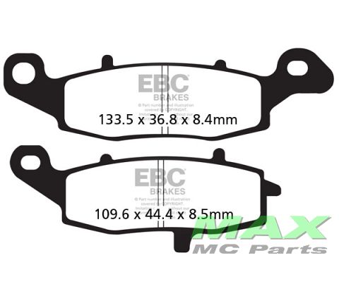 EBC Disc pad set FA229 *FRONT LH*