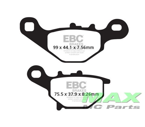 EBC Disc pad set FRONT FA230TT DRZ125