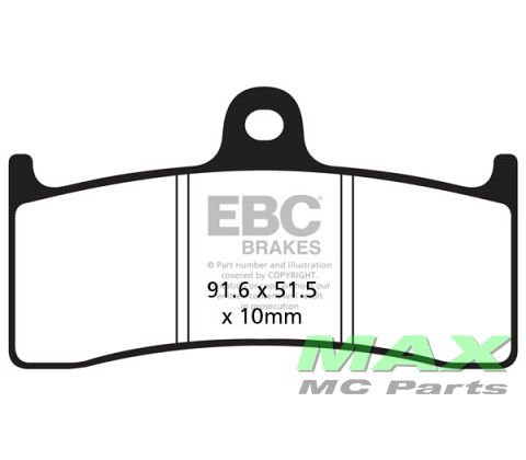 EBC Double- H Sintered Sportbike pad set