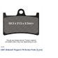 EBC Disc pad *FRONT* FA252 YAMAHA