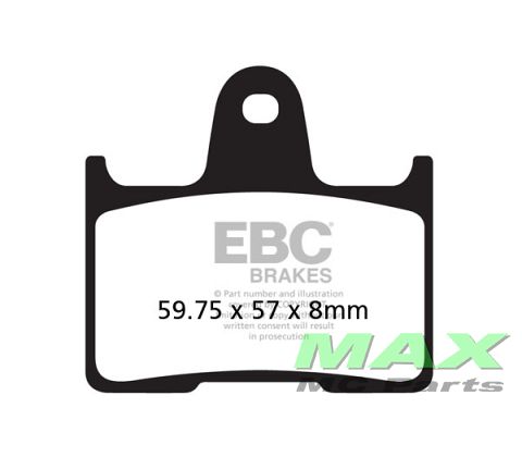 EBC Double-H REAR Sintered FA254HH