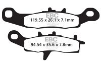 EBC Disc pad set FRONT FA258TT MX-TYPE