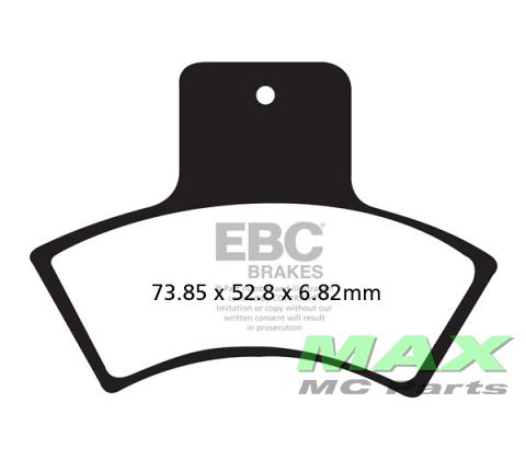 EBC Disc pad set REAR FA270TT POLARIS