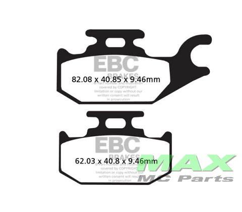 EBC Disc pad set FRONT/REAR FA307TT