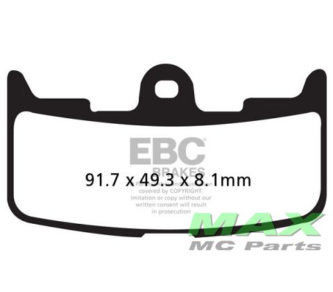 EBC Double- H Sintered Sportbike pad set