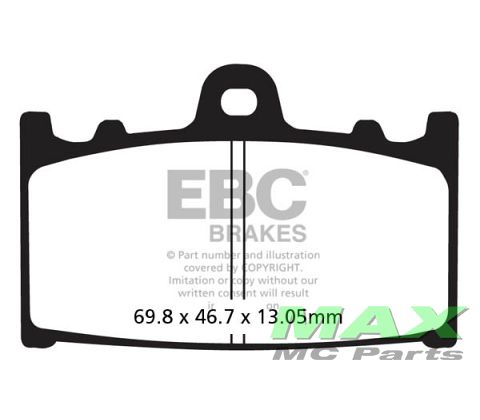 EBC Disc pad *REAR* FA366TT VL1500