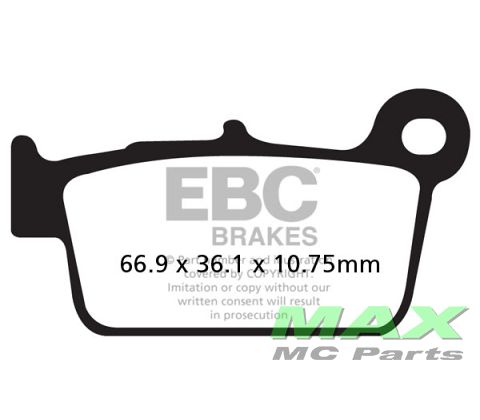 EBC Disc pad set REAR FA367TT MX/DIRT