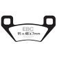 EBC Disc pad set FA395R *USE: FA395TT*