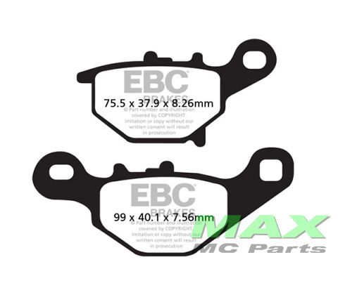 EBC Disc pad set *REAR* FA401TT RM85