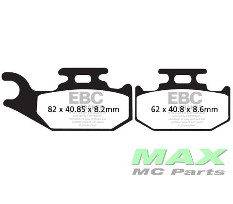 EBC Disc pad set FA414TT LTA400 LTA750