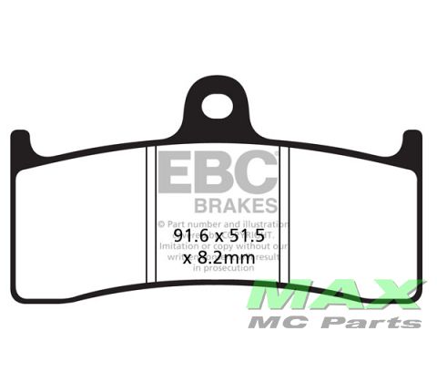 EBC Double- H Sintered FRONT FA424HH