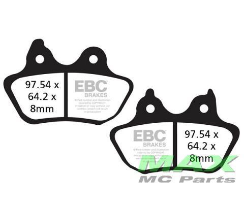 EBC Double- H Sintered Sportbike pad set