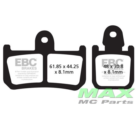 EBC Double- H Sintered Sportbike pad set