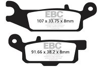 EBC Disc pad set FA444TT *FRONT RIGHT*