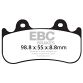 EBC Double- H Sintered Sportbike pad set