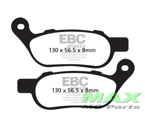 EBC Double- H Sintered REAR HARLEY DAVID