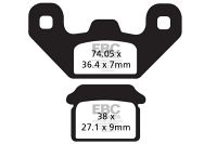 EBC Disc pad set FA480