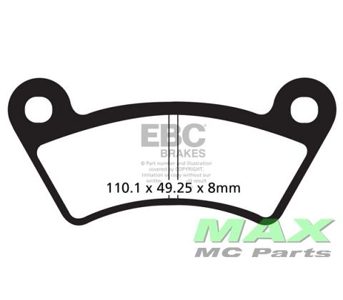 EBC Disc pad set FA482R SINTER RACE