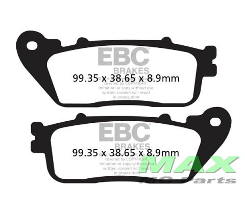 EBC Disc pad set FA488 *USE: FA488HH