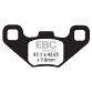 EBC Disc pad set FA490R