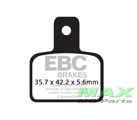 EBC Disc pad set REAR FA495