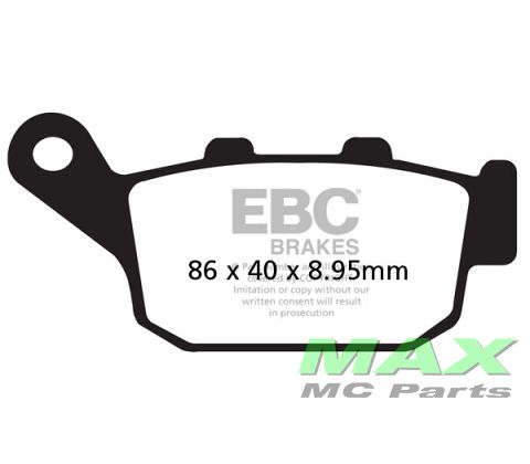 EBC Double sinter*REAR* FA496HH CB500F
