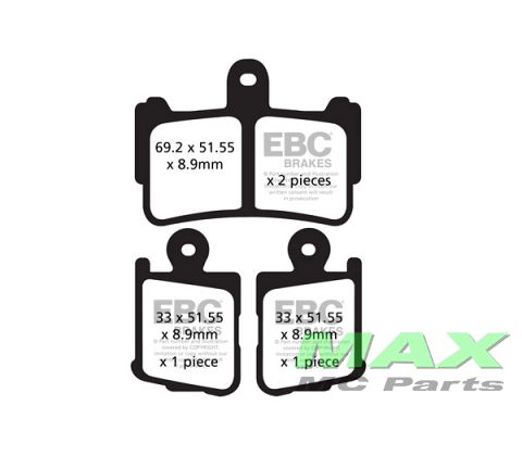 EBC Disc pad set SINTER*FRONT*FA499/4HH