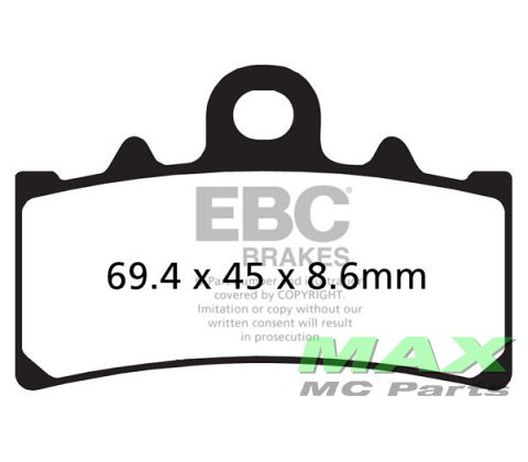 EBC Disc pad set FA606