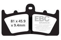 EBC Disc pad sinter*FRONT* FA613HH BMW