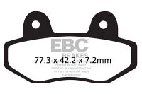 EBC Disc pad set  FA622TT - CARBON