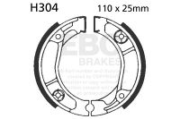 EBC grooved brake shoe set H304G