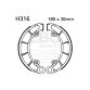 EBC Brake shoe set H316 HONDA CLASSIC
