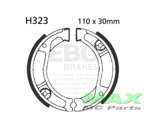 EBC Brake shoes REAR H323 XL250R