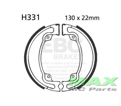 EBC Brake shoe set H331