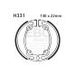 EBC Brake shoe set H331