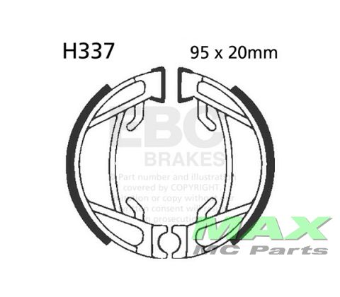 EBC Brake shoe set H337
