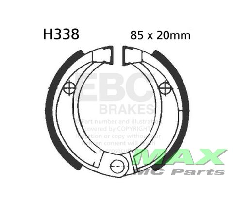 EBC Brake shoe set H338 85x20MM