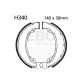 EBC Brake shoe set REAR H340