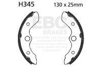 EBC grooved brake shoe set H345G