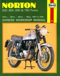 Haynes bog NORTON 500 600 650 750 TWIN 
