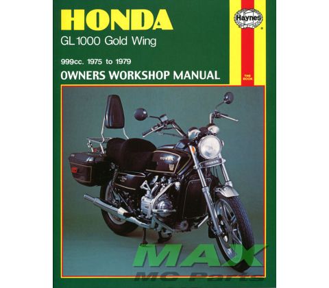 Haynes bog HONDA GL1000 GOLDWING 75-79