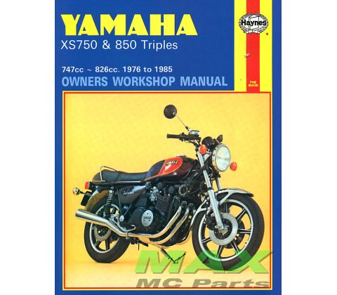 Haynes bog YAMAHA XS750 XS850 TRIBLES