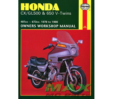 Haynes bog HONDA CX500 CX650 GL500 GL650