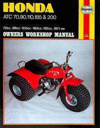 Haynes bog HONDA ATC70 ATC90 ATC200